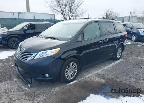 2014 Toyota Sienna Xle V6 8 Passenger из США, поврежденный, VIN 5TDYK3DC0ES521372